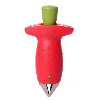 1 τμχ Strawberry Huller Creative Fruit Leaf Remover Gadget Tomato Stalks Corers Strawberry Knife Remover Streme Remover Εργαλεία κουζίνας