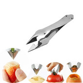 Strawberry Huller Fruit Peeler Ανανάς Corer Slicer Κόφτης Εύκολη από ανοξείδωτο ατσάλι Μαχαίρι κουζίνας Gadgets Κλιπ κοπής ανανά