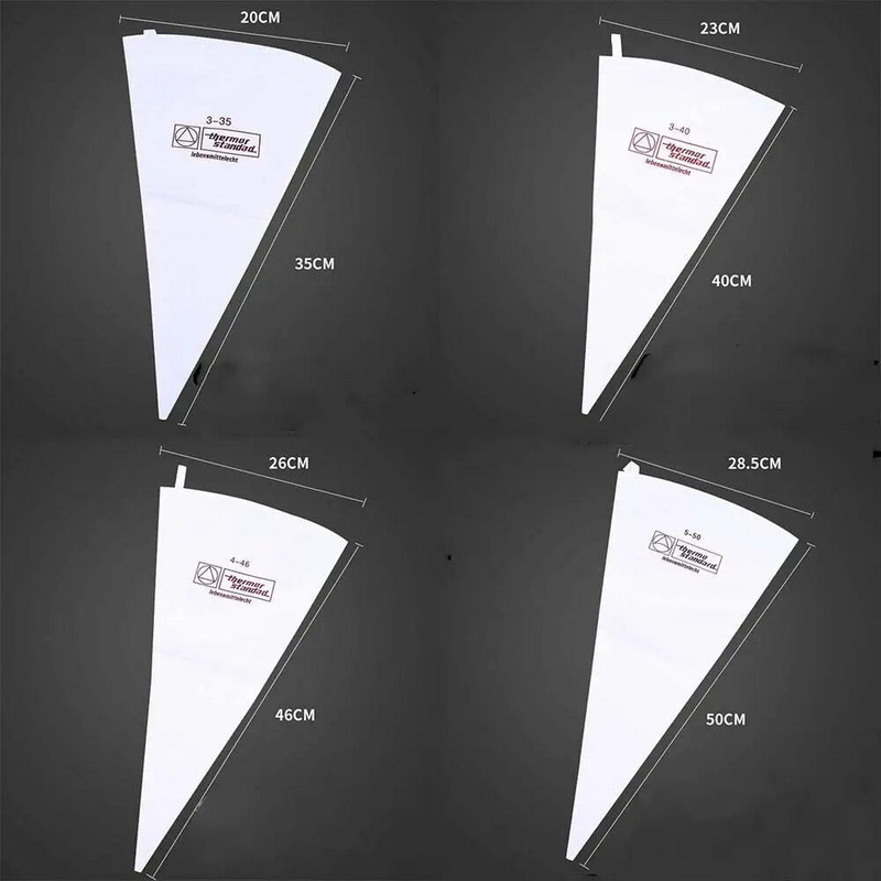 1 vnt. Naujas 35/40/46/50 cm sausainių kremo išspaudimo maišelis Medvilninis audinys Daugkartinis konditerinis maišelis Tortas Namų vakarėlio kepimo įrankis