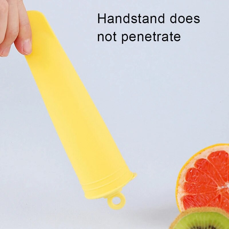 4 bucăți forme din silicon pentru palete de gheață Forme pentru palete de gheață Mașină de fabricat jeleu de ciocolată Forme gratuite pentru înghețată pentru făcut în casă