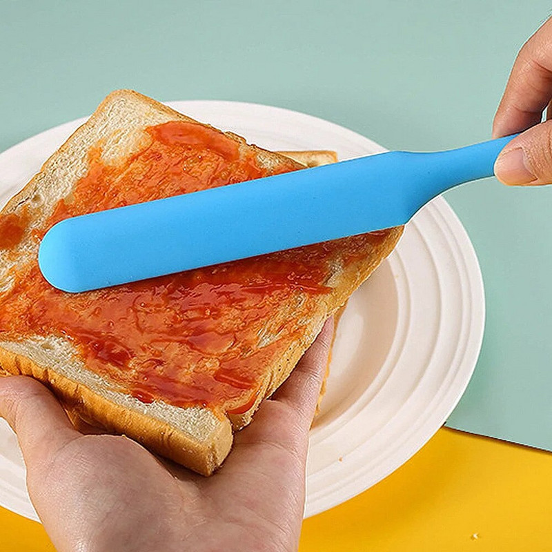Pâine prăjită din silicon Băț de întins pentru pâine Cuțit pentru întindere pentru pâine Perie pentru condimente Brânză Unt Cremă Răzuitoare Rezistență la temperaturi ridicate