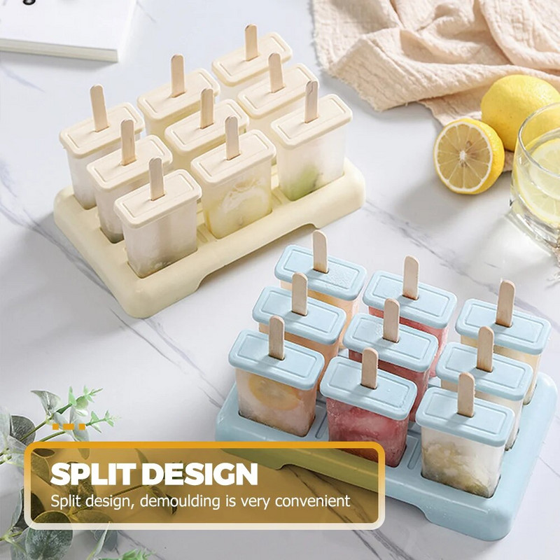 1 Set Copii DIY Forme pentru Popsicle Mold Plastic Ice Pops Forme Homemade Inghetata