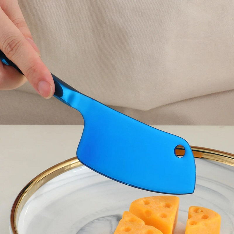 1PC tăietor de brânză Cuțit Furculiță Răzătoare pentru brânză Unelte de bucătărie pentru copt Tort Pizza Spatulă Cuțit pentru unt Instrument pentru brânză