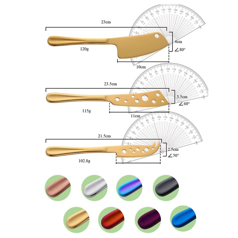 1PC tăietor de brânză Cuțit Furculiță Răzătoare pentru brânză Unelte de bucătărie pentru copt Tort Pizza Spatulă Cuțit pentru unt Instrument pentru brânză