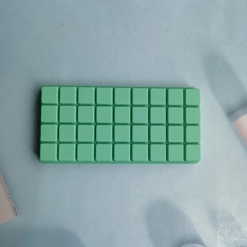 Mini tavă de gheață din silicon Cuburi de gheață Formă pliabilă pentru gheață Spărgător de gheață Tavă cu grilă de gheață Formă mică pătrată pentru fabricarea de gheață Mucegai din silicon