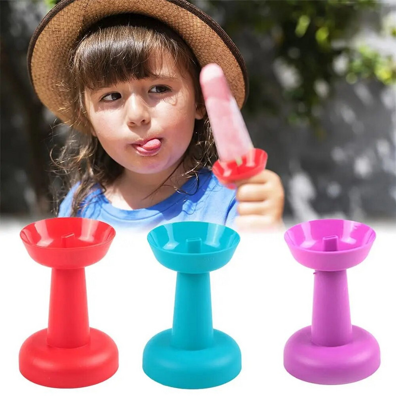 1kom Štitnici za sladoled Drip Guard Držač Plastični dvostruki krajevi Nosač za sladoled Pladanj protiv kapanja Djeca Dječja kućna zabava Potreba