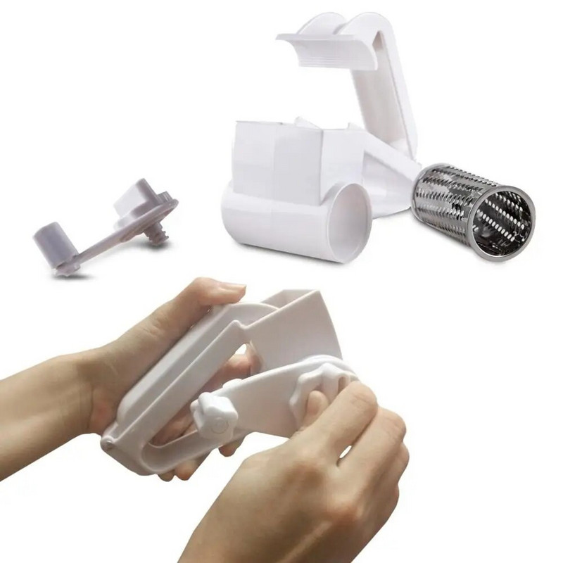 Răzătoare rotativă multifuncțională pentru brânză Răzătoare pentru brânză din oțel inoxidabil Tăiător pentru feliere unt răzătoare pentru ciocolată Razătoare Gadgets de bucătărie