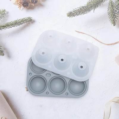 6 Cavitie kör alakú jégkorong forma szilikon jégkocka forma DIY jéggolyó kerek zselé készítési forma koktél whisky ital formához