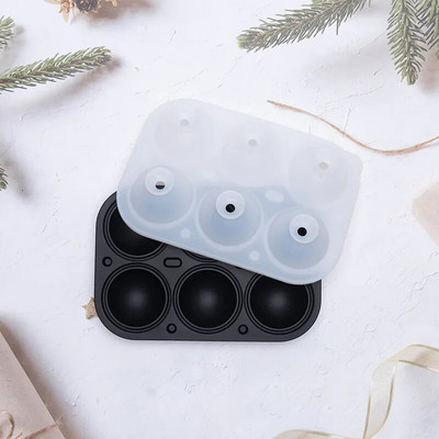 6 Cavitie kör alakú jégkorong forma szilikon jégkocka forma DIY jéggolyó kerek zselé készítési forma koktél whisky ital formához