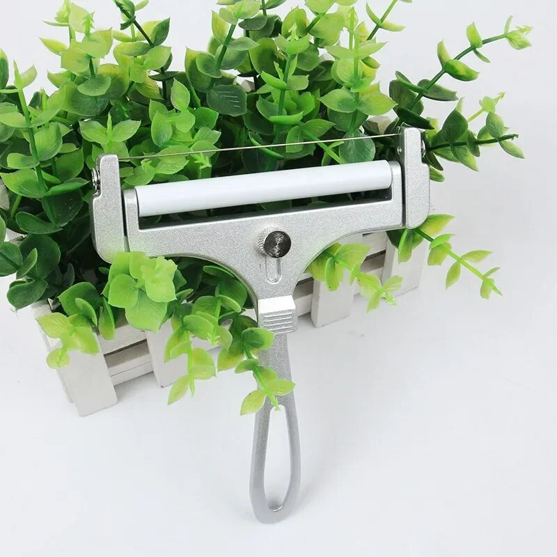 Rezač za sir od aluminijske legure Rezač za maslac s podesivom debljinom i žicom za meke i polutvrde sireve Kuhinjski pribor