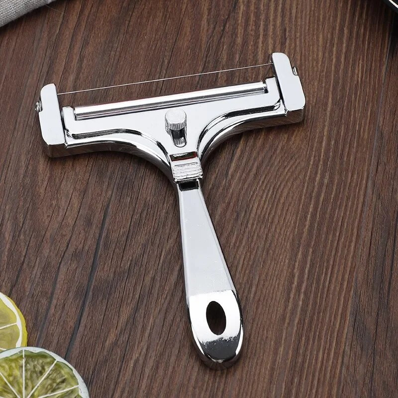 Rezač za sir od aluminijske legure Rezač za maslac s podesivom debljinom i žicom za meke i polutvrde sireve Kuhinjski pribor