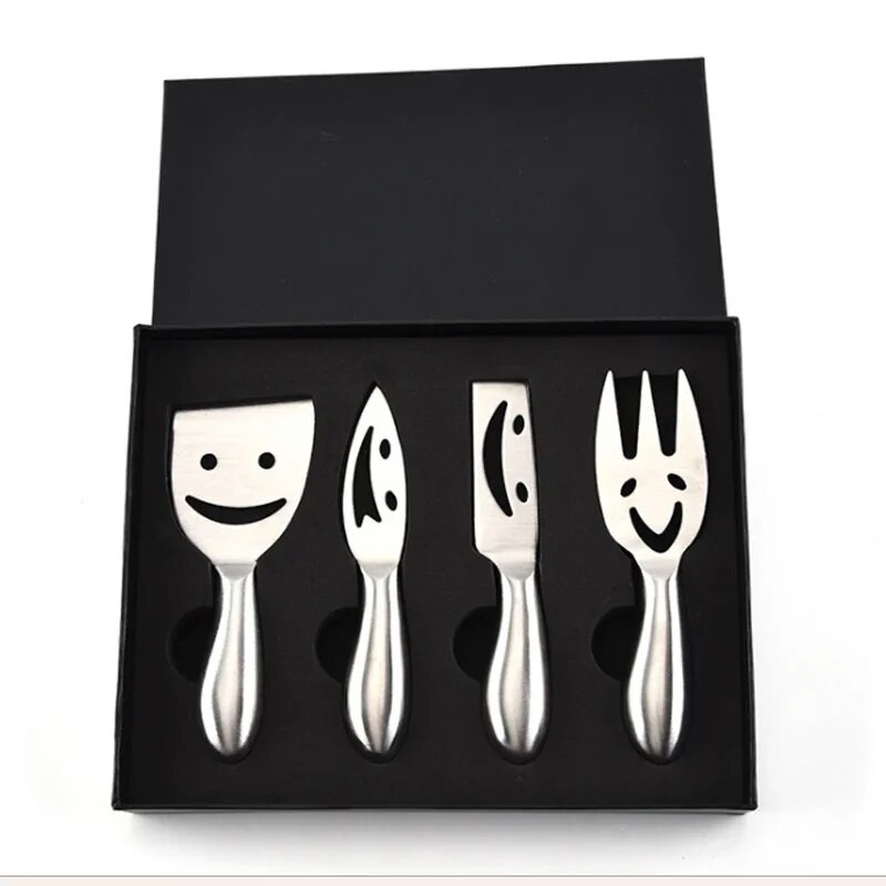 Višenamjenski pribor za jelo za sir Set alata za pečenje Rezač sira od nehrđajućeg čelika Kuhinjski pribor Nož za maslac Mini noževi za kolače za kruh