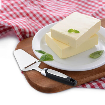 Cheese Slicer από ανοξείδωτο χάλυβα βαρέως τύπου Cheese Shaver Shovel Multi-function Plane Server για μαλακά ημίσκληρα σκληρά τυριά Kitche