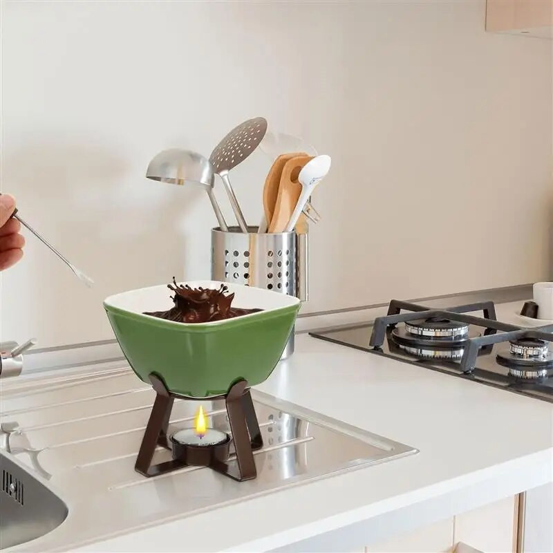 BEEMAN 1 set Lonac za topljenje sira Zdjela za maslac Lonci za topljenje Fondue Dupli kotao Dvostruki kotao Melting Lonac Dvostruki kotao