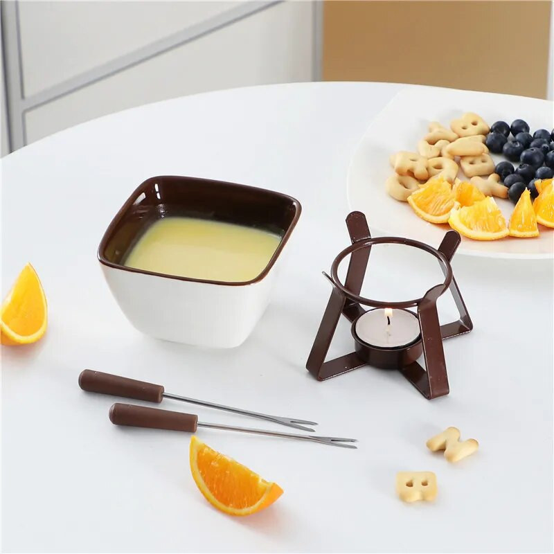 BEEMAN 1 set Lonac za topljenje sira Zdjela za maslac Lonci za topljenje Fondue Dupli kotao Dvostruki kotao Melting Lonac Dvostruki kotao