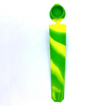 1~5PCS Силиконова тръба за лед в произволен цвят с капаци Цветна форма за крем Тава за приготвяне на кисело мляко Тава за летни кухненски аксесоари