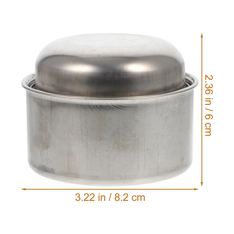 1 set Arzător de fondue din oțel inoxidabil Suport combustibil pentru cuptor fierbinte cu alcool