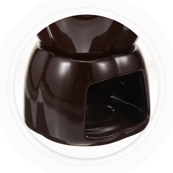 Пещ за топене на шоколад Комплект тенджери за фондю Купа за затопляне на масло Керамични съдове за сервиране Машина за приготвяне на сирене Керамика