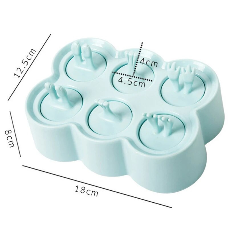 Unelte pentru suplimente alimentare Accesorii pentru shake-uri de fructe pentru înghețată Mucegai pentru gheață Mucegai portabil de calitate alimentară pentru Popsicle Maker de bile