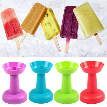 1PC Двойно устойчив на капки държач за сладолед, тава против прокапване, скоба за сладолед, анти-течни протектори за сладолед, преносим предпазител за лед