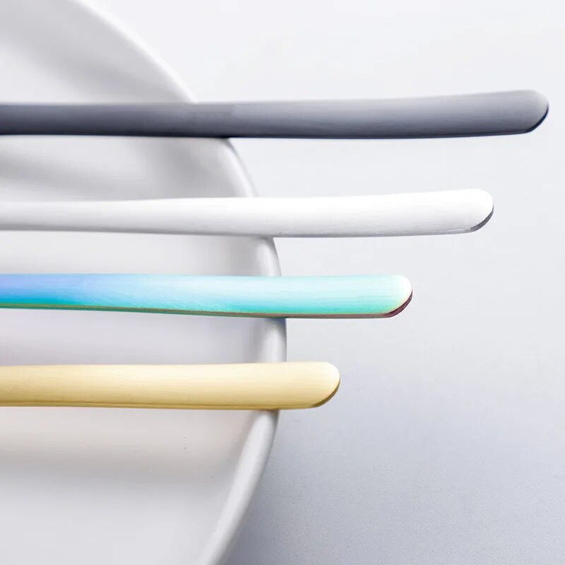 304 din oțel inoxidabil ceai cafea linguri desert lingură pentru înghețată lingură pentru amestecare cafea unelte de bucătărie lingură drăguță cu labe de pisică