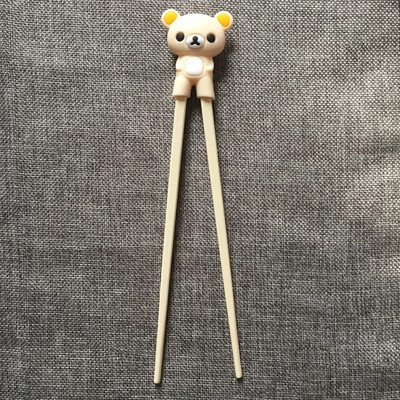 1 Ζευγάρι Πολύχρωμα Cute Bear Panda Cat Learning Chopsticks για Παιδιά Παιδιά Κινέζικα Chopstick Learner Gifts