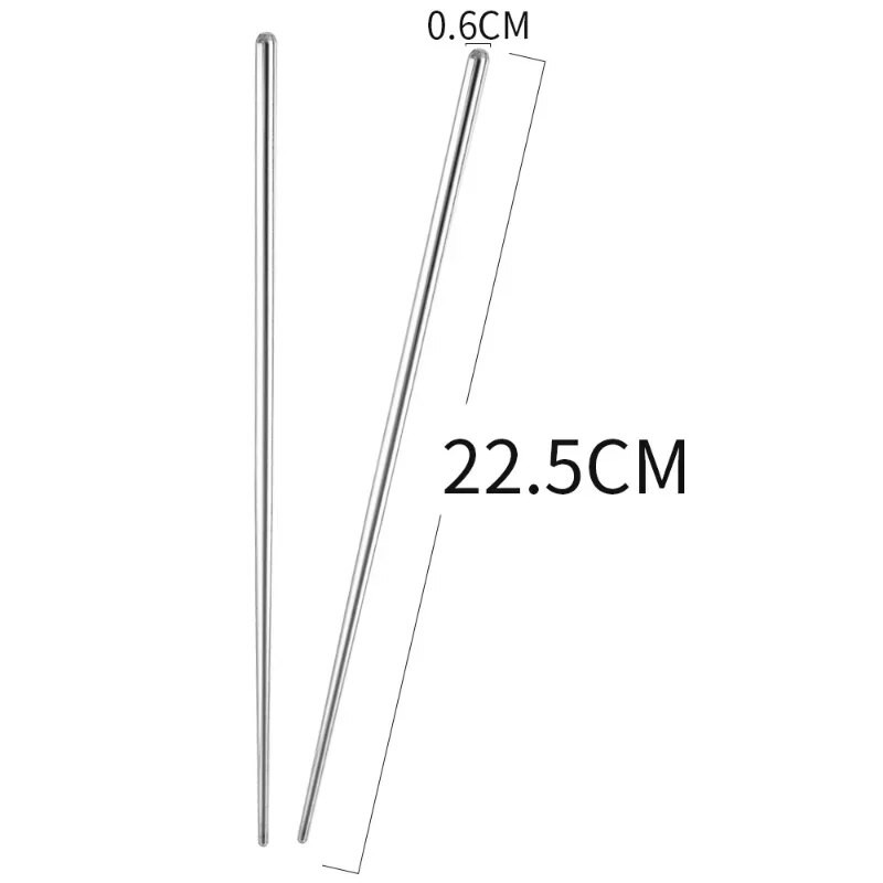 12/2 vnt kiniškų lazdelių nerūdijančio plieno neslystantis suši lazdelės korėjietiškas japoniškas maistas metaliniai pagaliukai virtuvės stalo reikmenų rinkinys