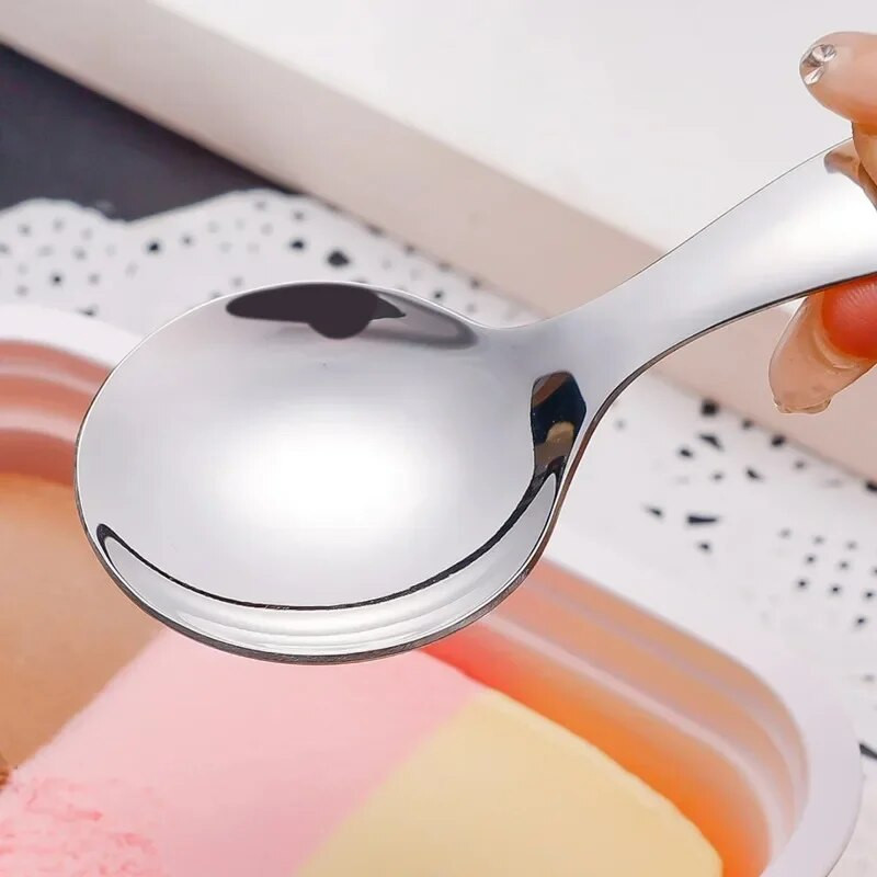 304 rozsdamentes acél kanál kis cukor fűszerkanalak ezüst arany tea kávékanál mini fagylalt desszert kanál konyhai étkészlet