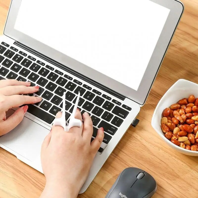 Divat szabadkezes nassolnivaló ujjpálcika Play Game Lazy Assistant Clip Snack nem piszkos kéz Telefontartozék Konyhai eszközök