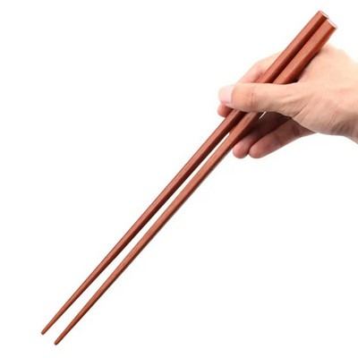 1 pár főzőpálcika rozsdamentes acél pálcika Extra hosszú sütéshez pálcika Hot Pot hosszú pálcika Mosogatógépben mosható 38 cm