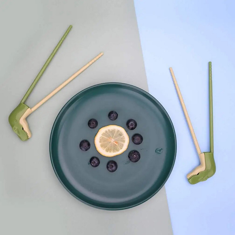 Rajzfilm, dinoszaurusz-képző pálcika gyerekeknek, gyerekeknek, rajzfilm, állati pálcika, tanulási evőeszközök, evőeszközök gyerekeknek