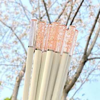 1/5/10 Pairs Amber Sakura Chopsticks Πέταλα από άνθη κερασιάς Αντιολισθητικό σχέδιο σούσι chopsticks chopsticks φιλικά προς το περιβάλλον