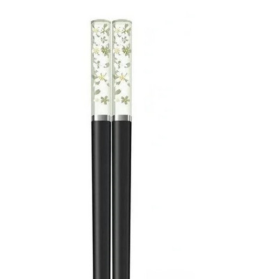 1/5/10 Pár Borostyán Sakura Evőpálcika Cseresznyevirág Szirmok Minta Csúszásmentes Sushi Stick Evőpálcikák Környezetbarát Ételpálcikák