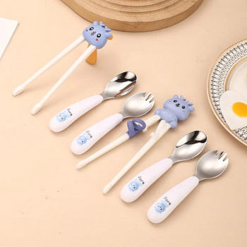 New Kids Cartoon Training Chopsticks Cute Learning Aid Chop Sticks Επιστημονική διόρθωση στάσης λαβής Baby Safety Baby Tools