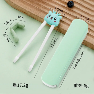 New Kids Cartoon Training Chopsticks Cute Learning Aid Chop Sticks Επιστημονική διόρθωση στάσης λαβής Baby Safety Baby Tools