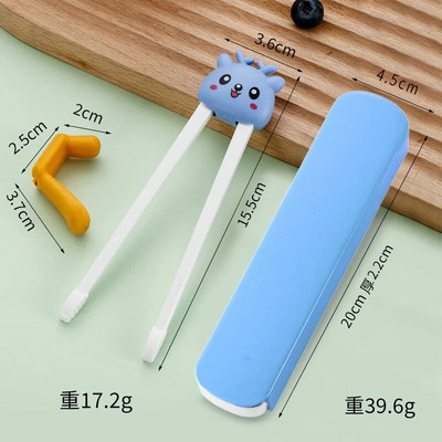 New Kids Cartoon Training Chopsticks Cute Learning Aid Chop Sticks Επιστημονική διόρθωση στάσης λαβής Baby Safety Baby Tools