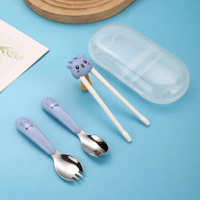 New Kids Cartoon Training Chopsticks Cute Learning Aid Chop Sticks Επιστημονική διόρθωση στάσης λαβής Baby Safety Baby Tools