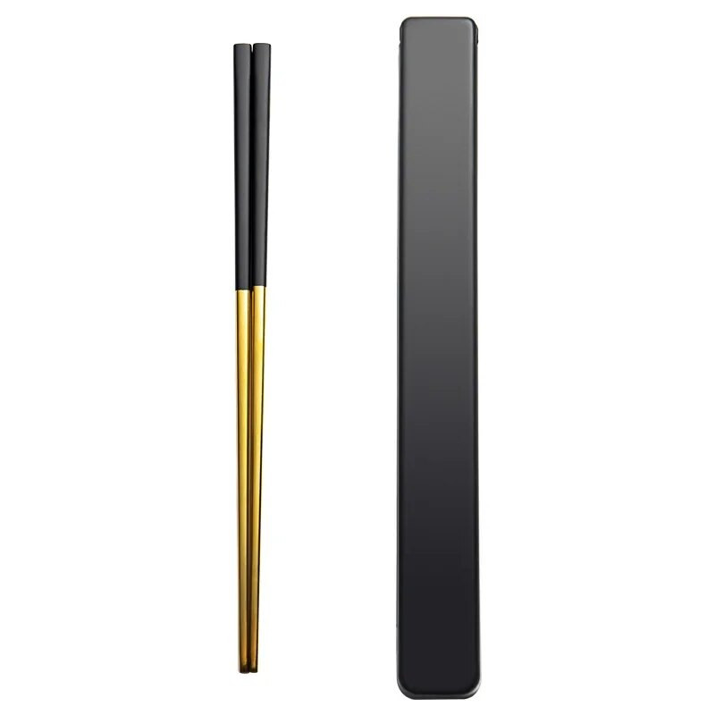 1 pár evőpálcika rozsdamentes acél étkészlet