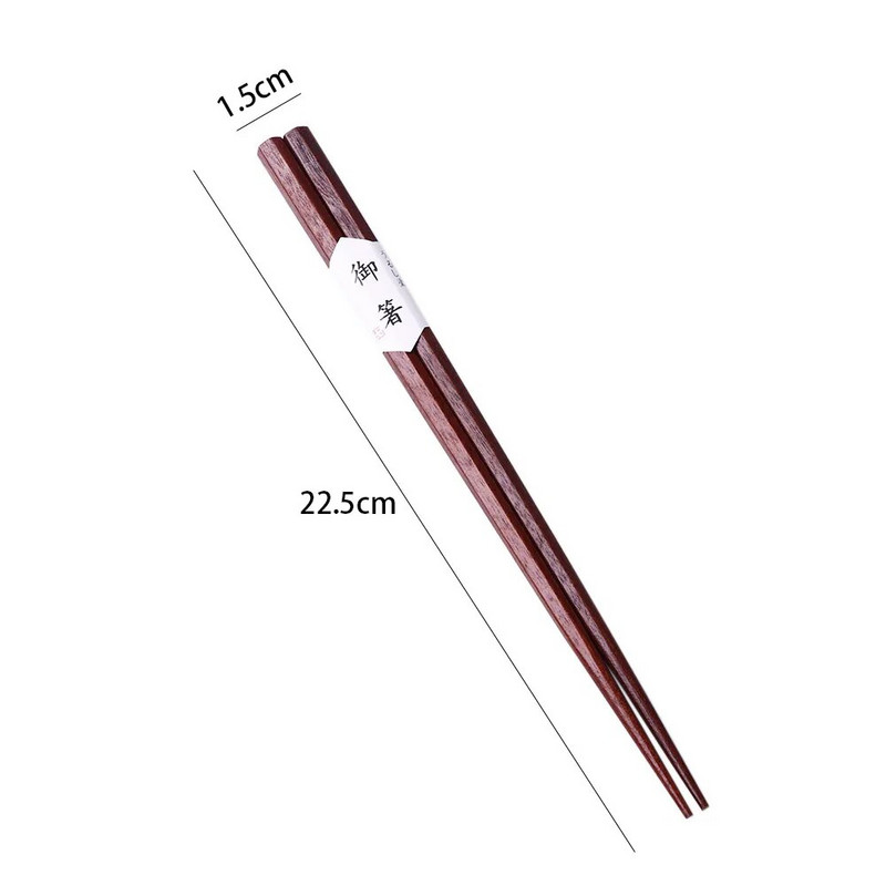 Japán stílusú, natúr fából készült pálcika kreatív mintás étkészletek konyhai eszközök éttermi dekorációihoz