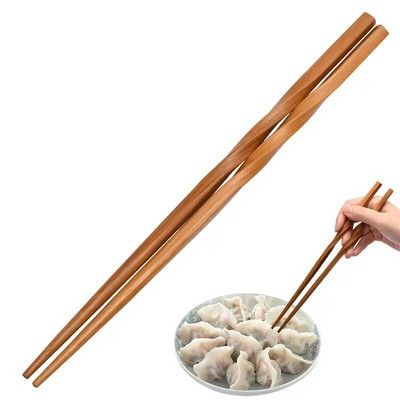 Миещи се пръчици за многократна употреба в китайски стил Дървени пръчици за суши пръчици за хранене Преносими прибори за хранене за гурме юфка Hotpot суши