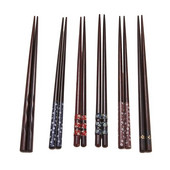 Chopsticks μαγειρικής Beauty Pattern Φυσικό ξύλινο σερβίτσιο Επιτραπέζιο σκεύος Εργαλεία κουζίνας Σούσι Chopsticks Wood Chopsticks