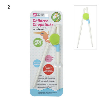 1 ζεύγος ξυλάκια για σούσι Baby Kids Γελοιογραφία Food Sticks Εύκολη χρήση Διασκεδαστική εκμάθηση Βοηθητικά πιάτα Δείπνο παιχνίδι Εργαλεία κουζίνας