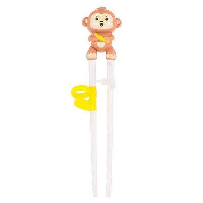 1 ζεύγος ξυλάκια για σούσι Baby Kids Γελοιογραφία Food Sticks Εύκολη χρήση Διασκεδαστική εκμάθηση Βοηθητικά πιάτα Δείπνο παιχνίδι Εργαλεία κουζίνας