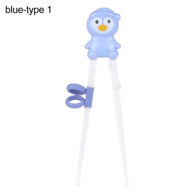 1 ζεύγος ξυλάκια για σούσι Baby Kids Γελοιογραφία Food Sticks Εύκολη χρήση Διασκεδαστική εκμάθηση Βοηθητικά πιάτα Δείπνο παιχνίδι Εργαλεία κουζίνας
