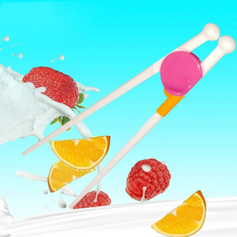 Štapići za vježbanje Štapići za učenje Široki dizajn glave Beba Inovativni dizajn Sigurnost u vlaku Beba uči koristiti štapiće