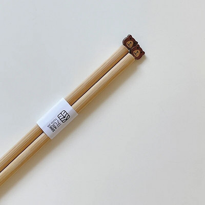 Kawaii Bear Flower Chinese Chopsticks Χαριτωμένο ιαπωνικό κορεάτικο σούσι τσοπ ξυλάκι για παιδιά Εκπαίδευση ενηλίκων Αξεσουάρ κουζίνας επιτραπέζιο