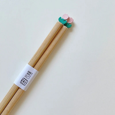 Kawaii Bear Flower Chinese Chopsticks Χαριτωμένο ιαπωνικό κορεάτικο σούσι τσοπ ξυλάκι για παιδιά Εκπαίδευση ενηλίκων Αξεσουάρ κουζίνας επιτραπέζιο