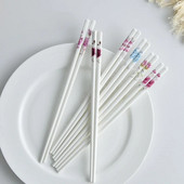 1Pair Ceramics Chopsticks Φιλικό προς το περιβάλλον Εργαλείο κουζίνας China Chopsticks Αντιολισθητικά Κεραμικά επιτραπέζια σκεύη Κατάλληλα για εστιατόρια
