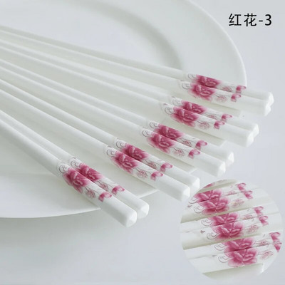 1Pair Ceramics Chopsticks Φιλικό προς το περιβάλλον Εργαλείο κουζίνας China Chopsticks Αντιολισθητικά Κεραμικά επιτραπέζια σκεύη Κατάλληλα για εστιατόρια