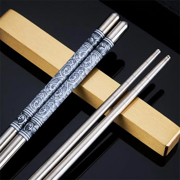 Chopsticks πορσελάνης ελαφρύ, ανθεκτικό 5 επιλογές για δώρο Ιδέα από ανοξείδωτο ατσάλι Ασφαλή αντιολισθητικά chopsticks στο πλυντήριο πιάτων